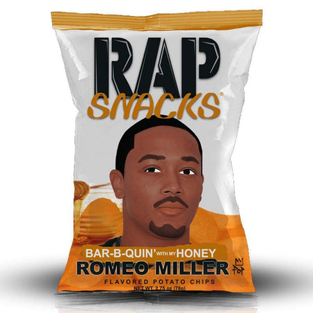 Rap Snacks Romeo Miller Bar-B-Quin With My Honey 2.5oz - 24 Pack