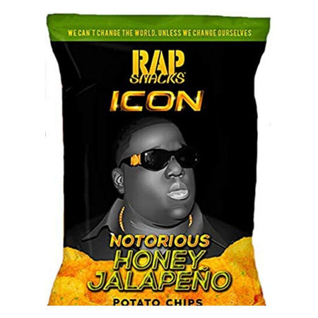 Rap Snacks Notorious B.I.G. Honey Jalapeno Chips 2.5oz