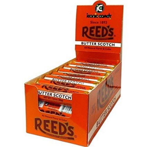 Reeds Butterscotch Hard Candy Rolls-24 CT