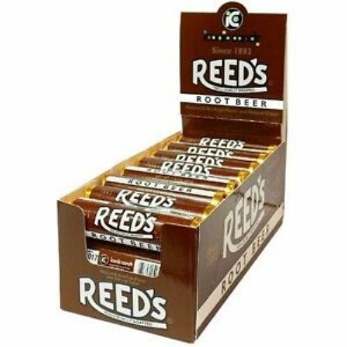Reeds Root Beer Hard Candy Rolls-24 CT