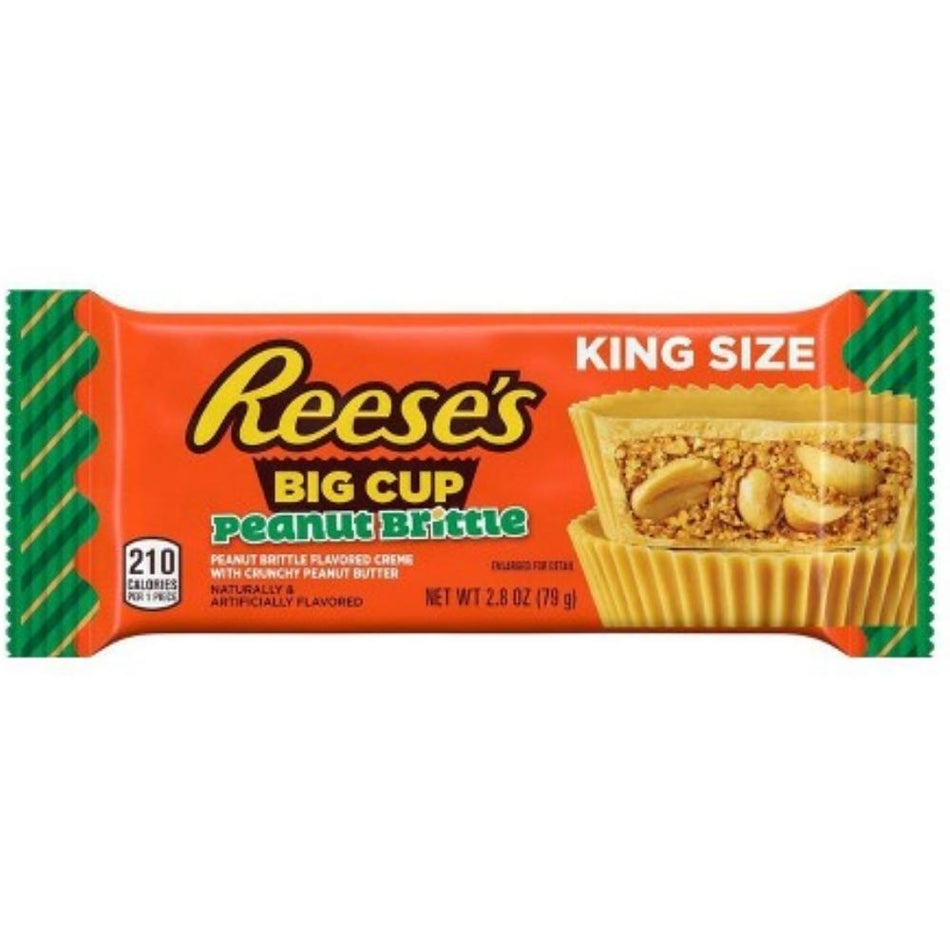 Reese's Big Cup Peanut Brittle King Size 2.8oz - 16 Pack