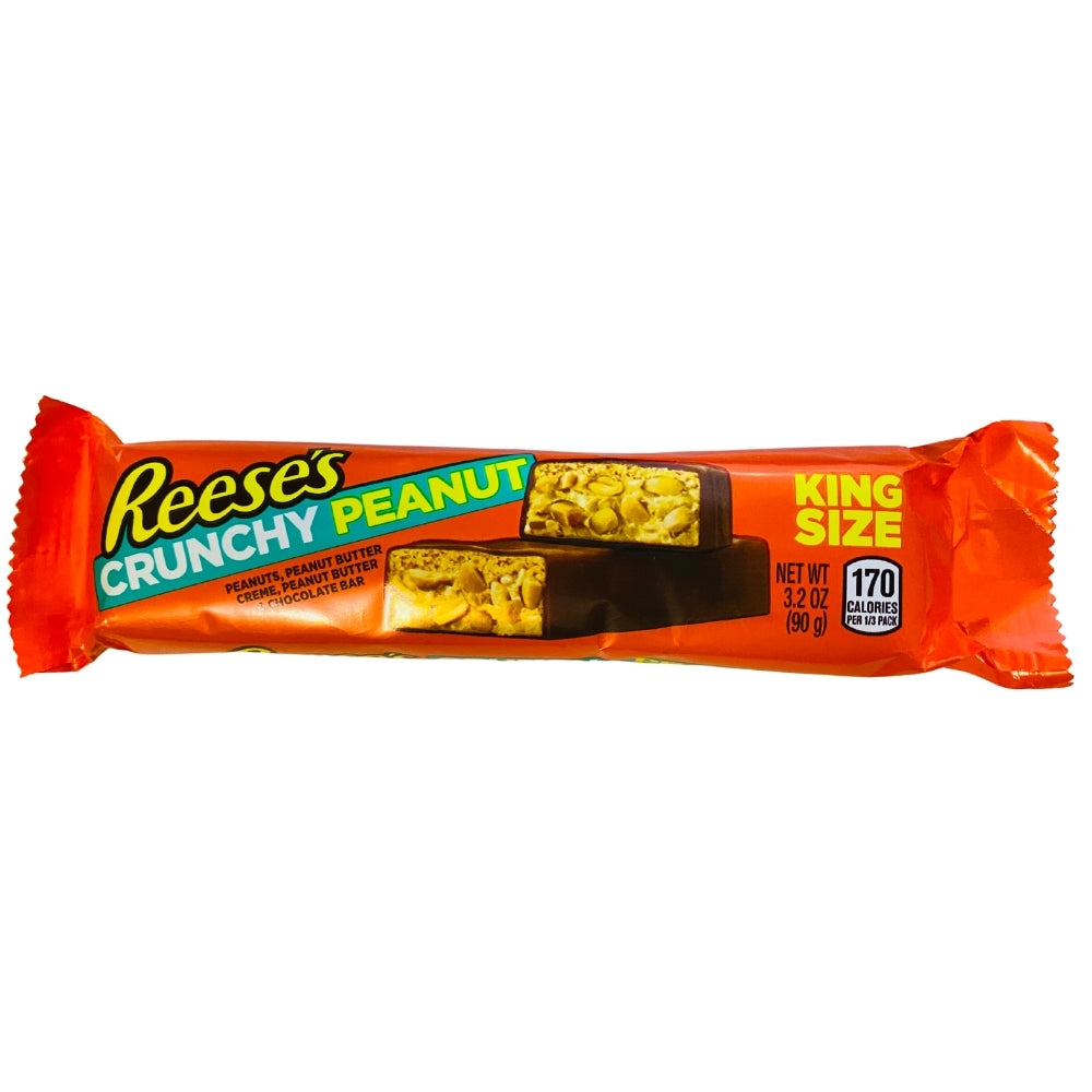 Reese's Crunchy Peanut King Size Candy Bar 3.2oz - 18 Pack