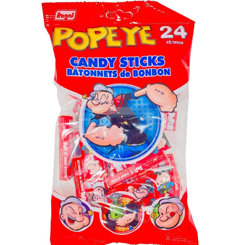 Popeye Candy Sticks 24ct 1 bag