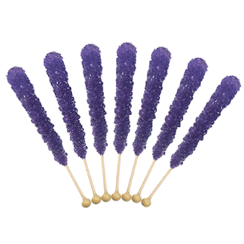 Rock Candy On A Stick-Purple Grape Old Fashioned Candy