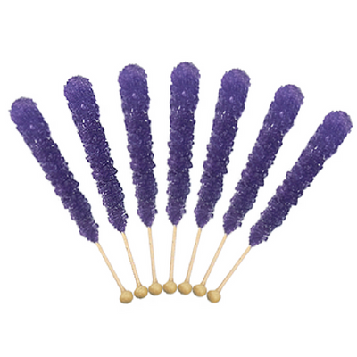 Rock Candy On A Stick-Purple Grape Old Fashioned Candy