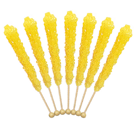 Rock Candy On A Stick-Yellow Banana Old Fashioned Candy
