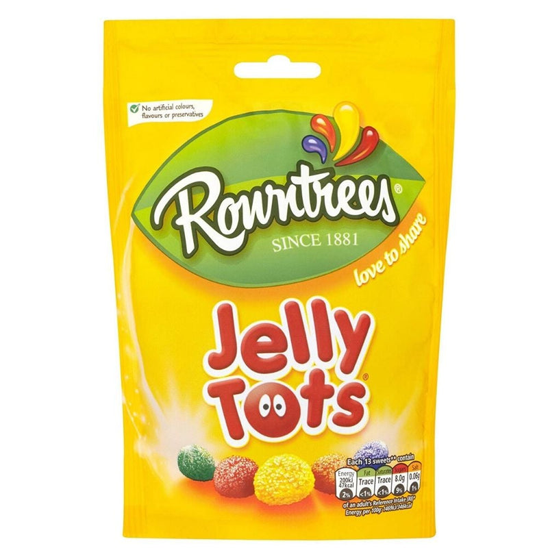 Rowntrees Jelly Tots Candy 150g - 10 PK | British Candy