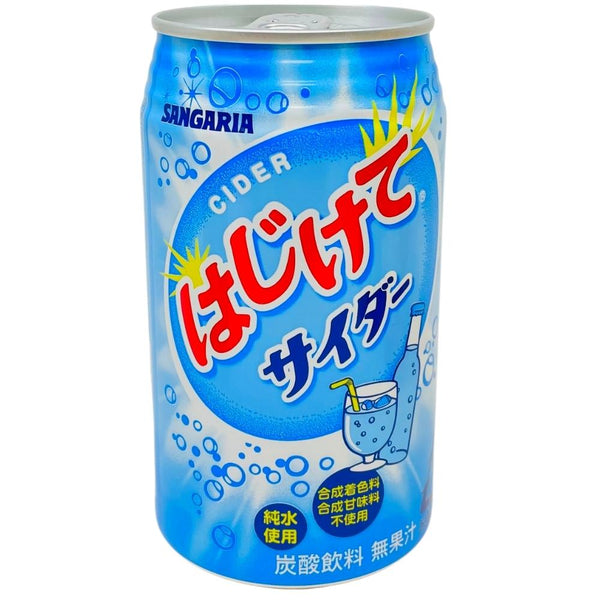 Sangaria Hajikete Soda Pop Cider 350mL (Japan) - 24 Pack