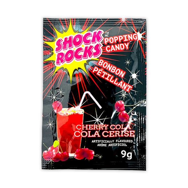 Shock Rocks Popping Candy Cherry Cola 9 g - 24 Pack