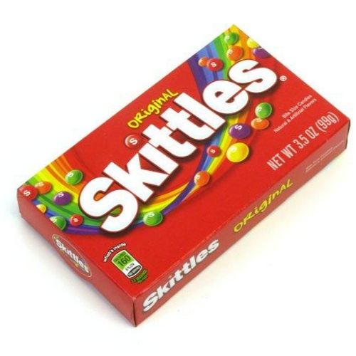 Skittles Candy Original Theater Box-12 CT
