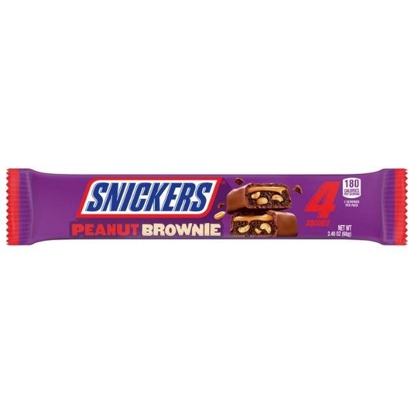 Snickers Peanut Brownie KING size 2.4oz - 24 Pack