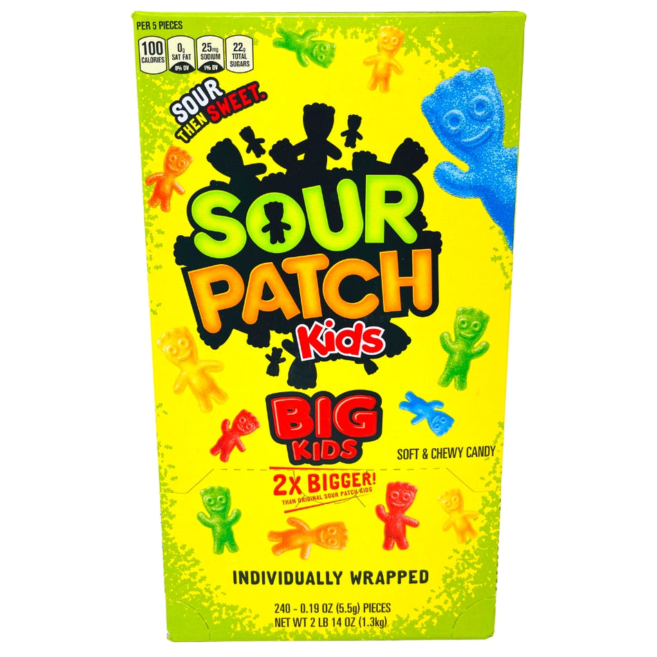 Sour Patch Kids 240 Pieces - 1 Box - Bulk Candy