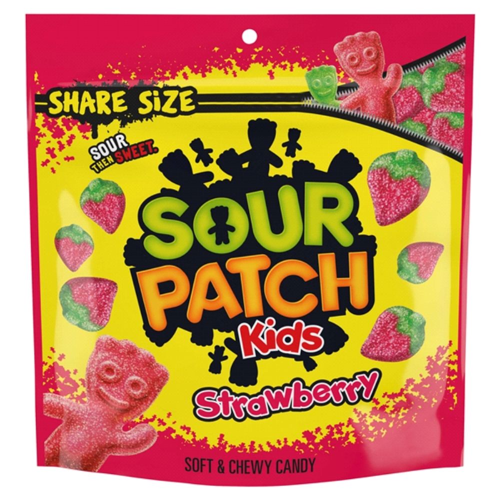 Sour Patch Kids Strawberry Candies Share Size 12oz - 12CT