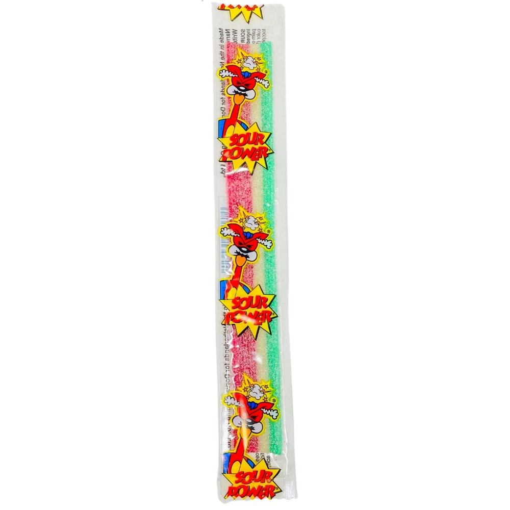 Sour Power Single Wrapped Belts Watermelon .34oz - 150 Pack