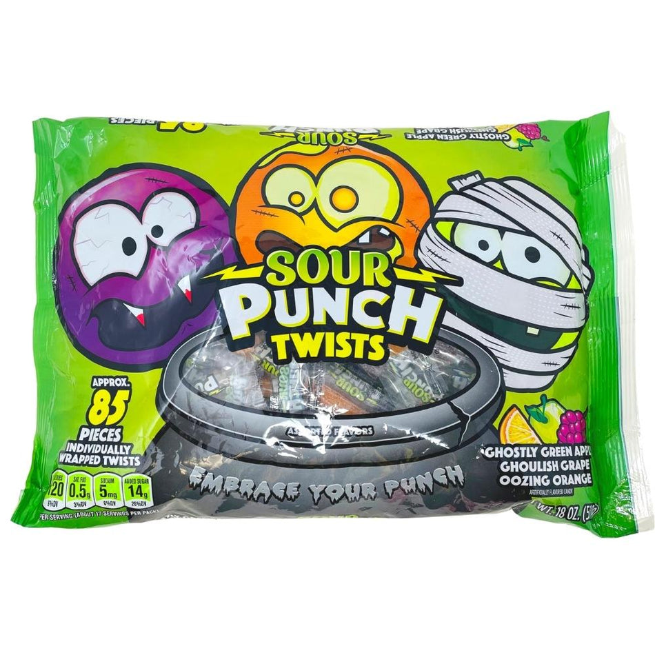 Sour Punch Halloween Twists 18oz - 1 Bag