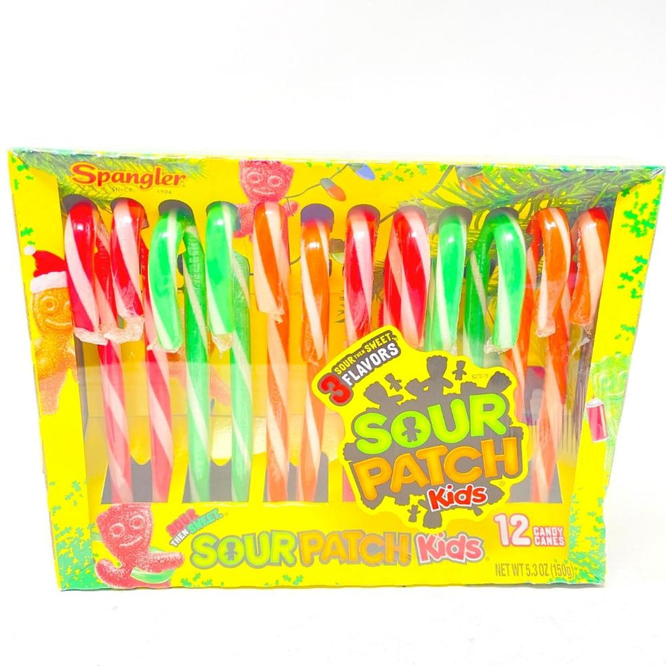 Sour Patch Kids Candy Canes 12 Pieces - 12 Pack