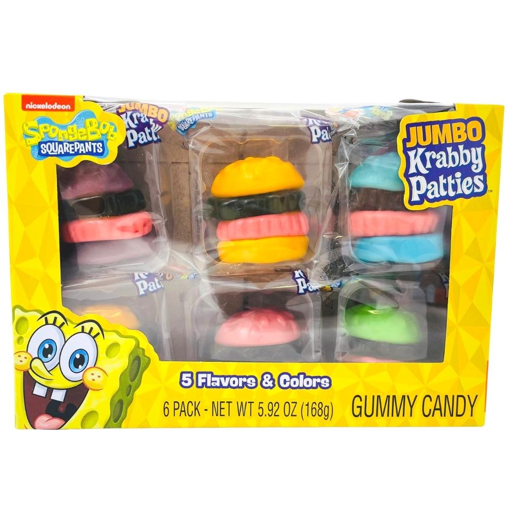 SpongeBob SquarePants Jumbo Krabby Patties 6 Piece Box 5.92oz - 12 Pack