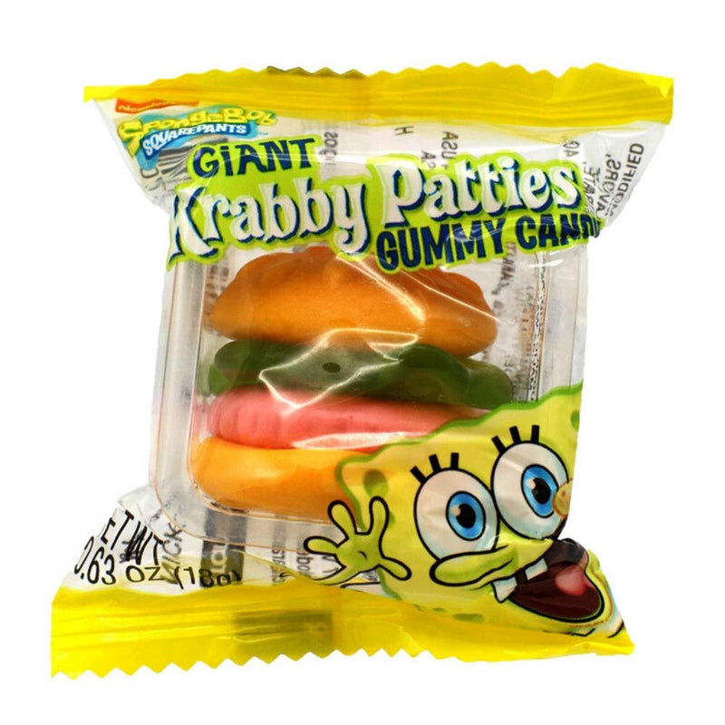 SpongeBob SquarePants Giant Krabby Patties Candy  .63 oz. - 36 Pack