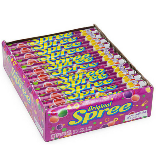 Wonka Spree Original Candy Rolls Retro Candy