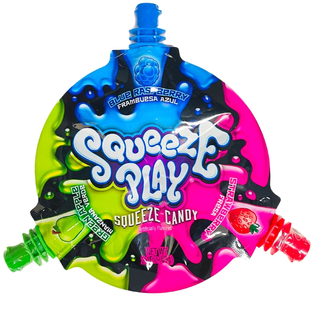 Squeeze Play Liquid Candy Wheel 60g - 12 Pack