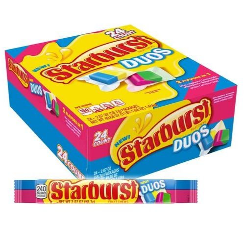 Starburst Fruit Chews Duo Candy-24 CT