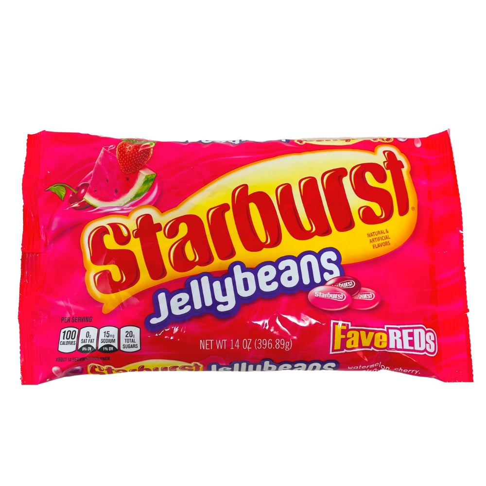 Starburst FaveReds Jelly Beans 14oz - 12 Pack