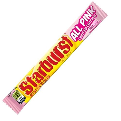Starburst Fruit Chews All Pink Retro Candy