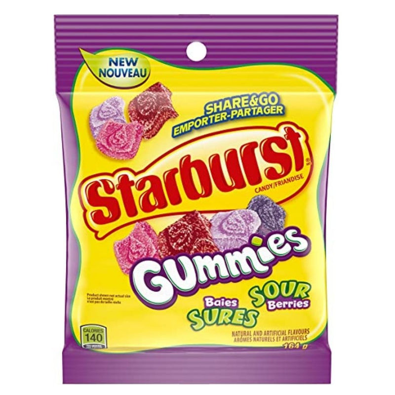 Starburst Gummies Sour Berries  164g - 12 Pack