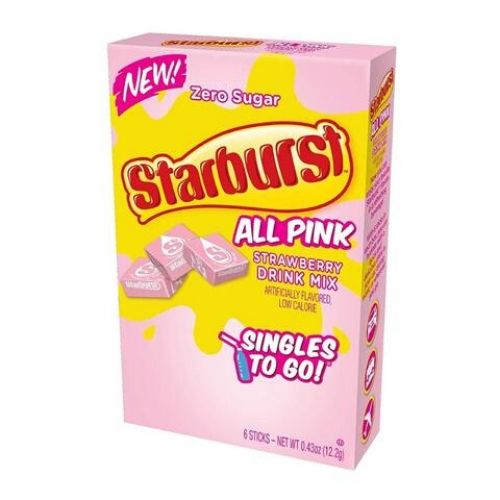Starburst All Pink Singles To Go Drink Mix-12 CT