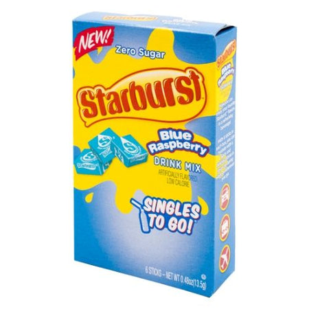 Starburst Blue Raspberry Singles To Go Drink Mix-12 CT