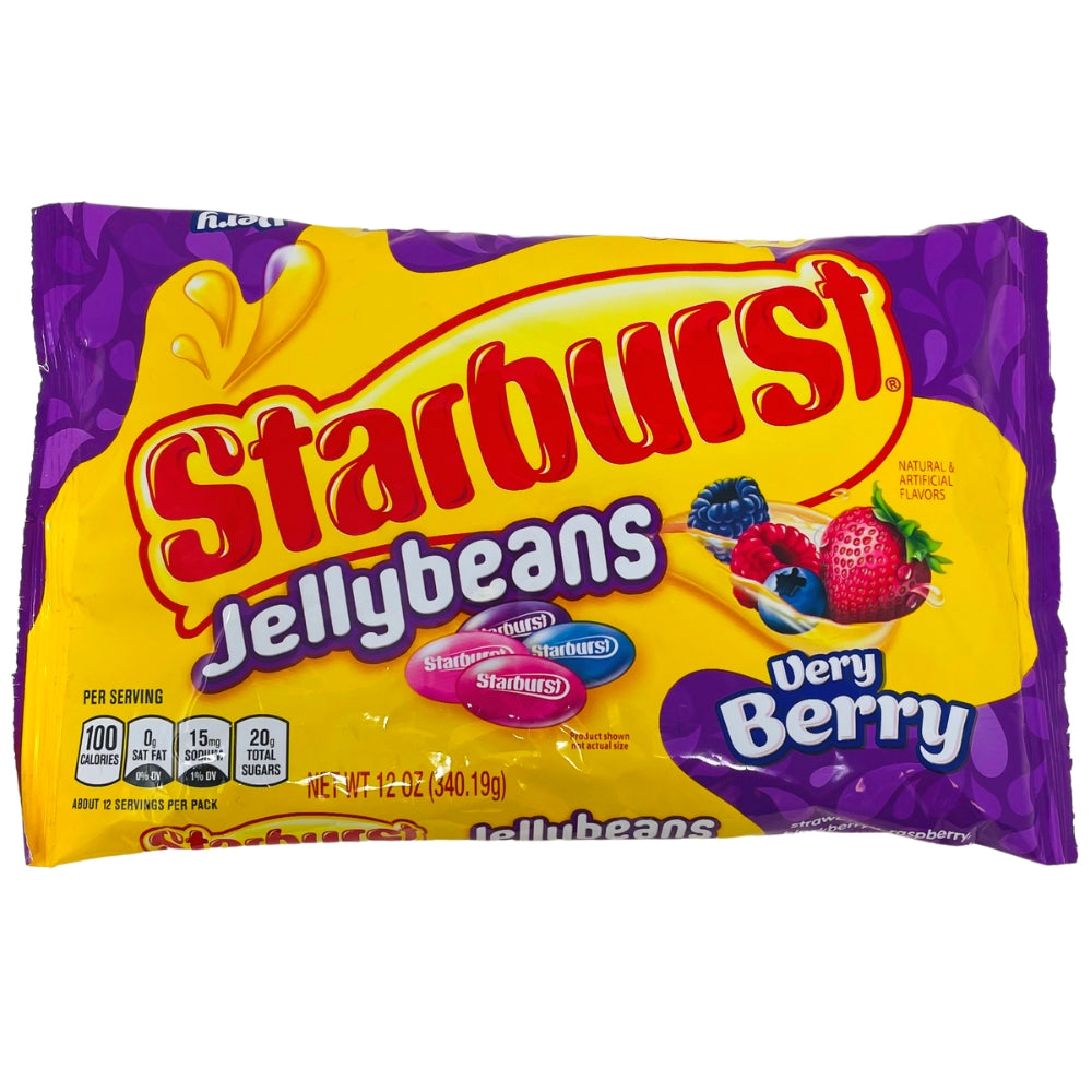 Starburst Very Berry Jelly Beans 12oz - 12 Pack