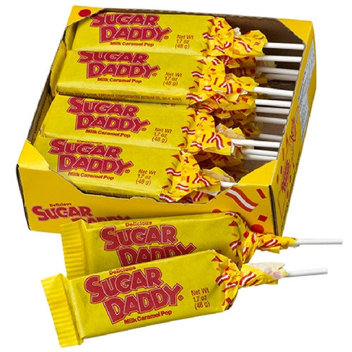 Sugar Daddy Caramel Suckers Retro Candy