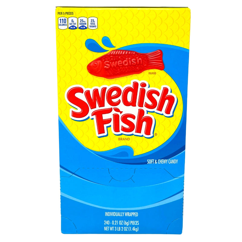 Swedish Fish - 240 Pieces - 1 Box