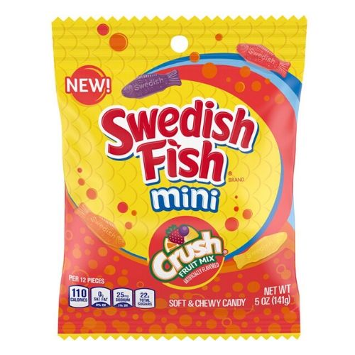 Swedish Fish Mini Crush Candy-12 CT