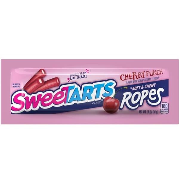Sweetarts Soft & Chewy Ropes Cherry Punch 1.8oz - 24 Pack