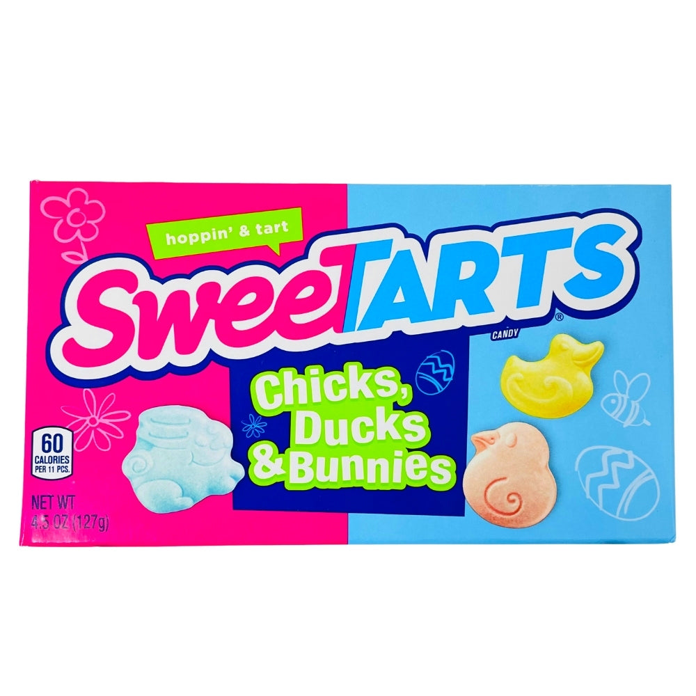 Easter Sweetarts Chicks, Ducks & Bunnies Theatre Pack 4.5oz - 10 Pack