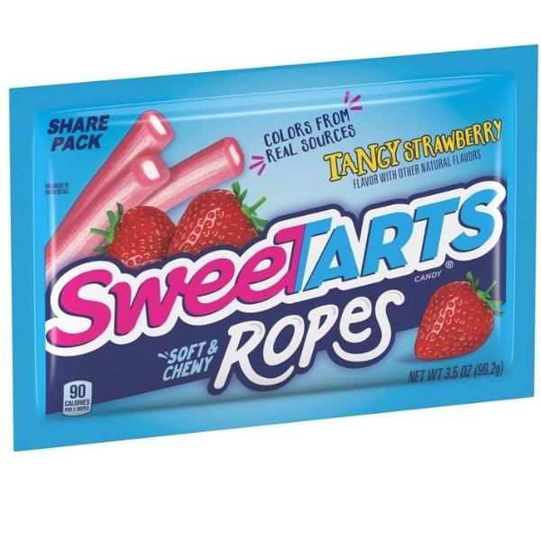 Sweetarts Soft & Chewy Ropes Tangy Strawberry 3.5oz - 12 Pack
