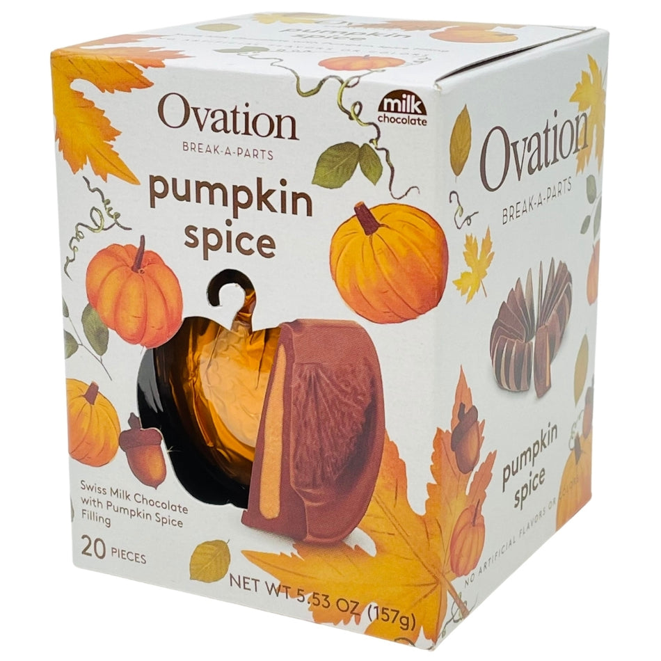 Ovation Break-A-Parts Pumpkin Spice 5.53oz - 12 Pack