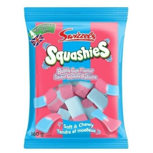 Swizzles Squashies Original Bubble Gum Candies - 10 CT