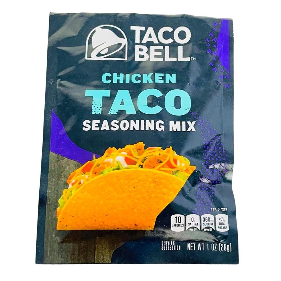 Taco Bell Seasoning Chicken Flavour 1oz - 24 Pack American Snacks