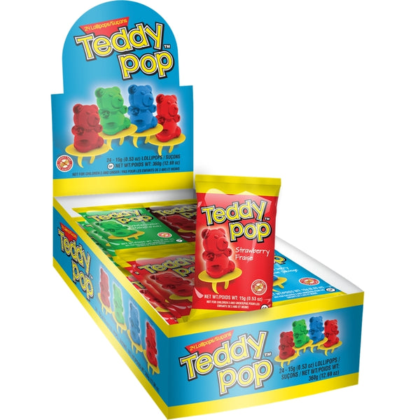 Teddy Pop 0.53oz - 24 Pack