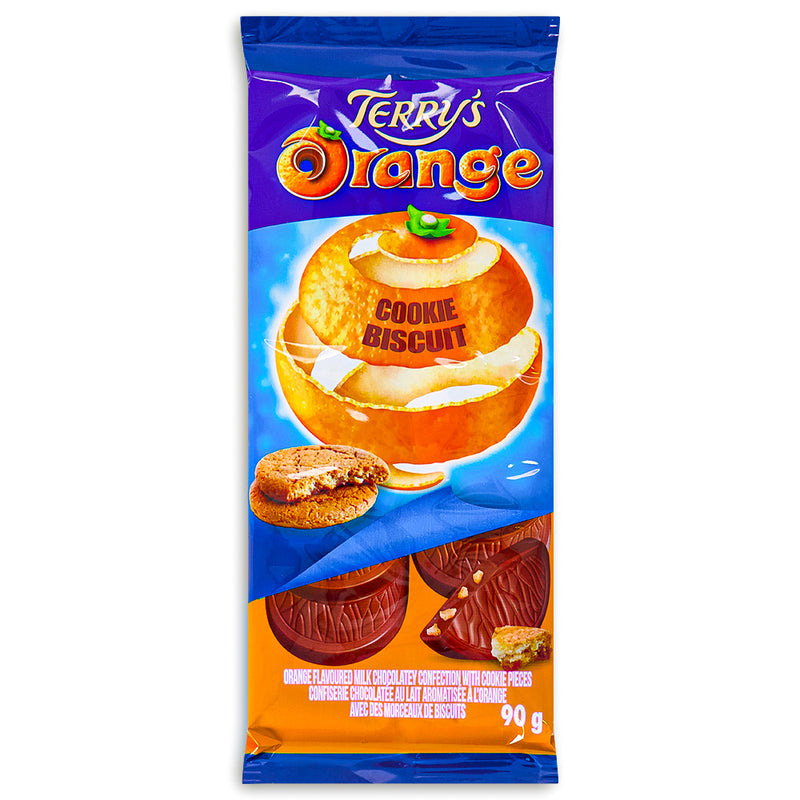 Terry's Orange Chocolate Bar Cookie 90g - 20 Pack
