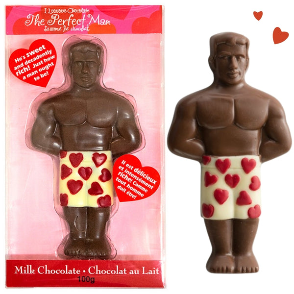 The Perfect Man Valentine's Milk Chocolate 100g - 12 Pack