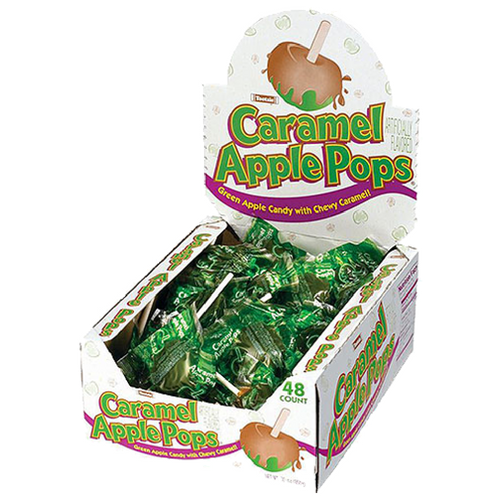 Tootsie Caramel Apple Pops Lollipops 48ct - Caramel Suckers