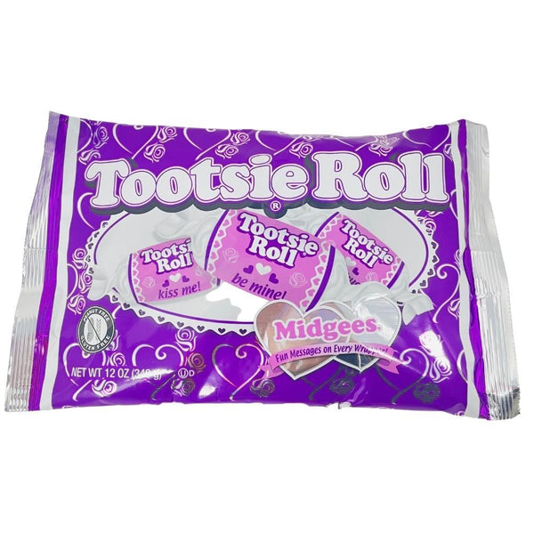 Tootsie Roll Valentine Midgees 12oz - 1 Bag