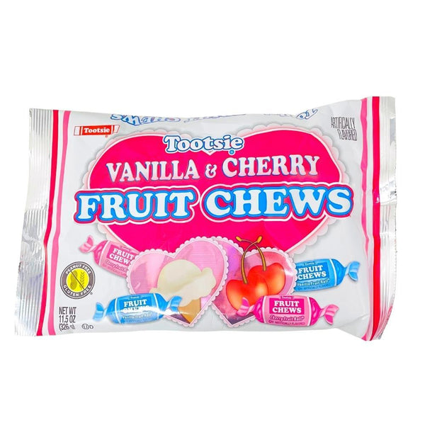 Tootsie Roll Vanilla & Cherry Fruit Chews 11.5oz - 1 Bag