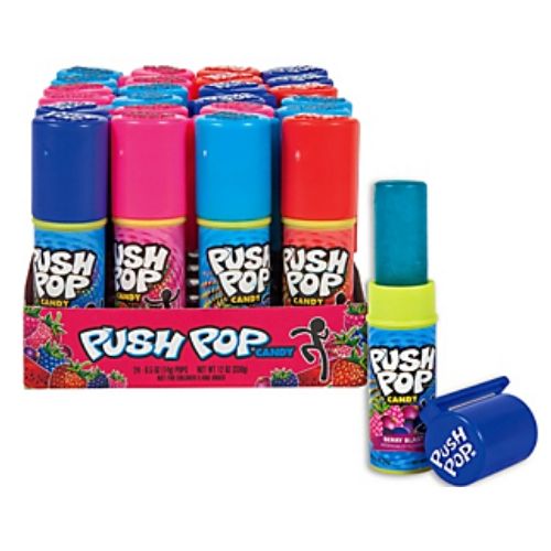 Push Pop -  36 CT Lollipops-Bazooka Joe - Push pops