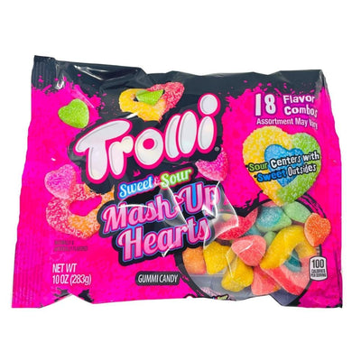 Trolli Sweet & Sour Mashup Hearts 10oz - 1 Bag