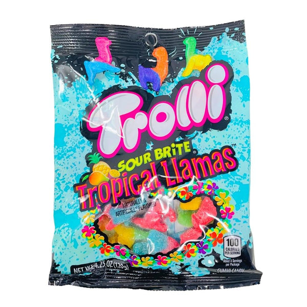 Trolli Sour Brite Tropical Llamas 4.25oz - 12 Pack