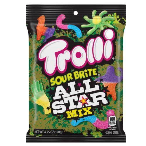 Trolli Sour Brite All Star Mix 4.25oz 12 Pack